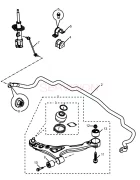 Ходовая часть автомобиля MG 350/5 (МГ) 350/5