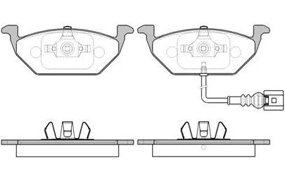 Колодки тормозные передние REMSA B3501015EY